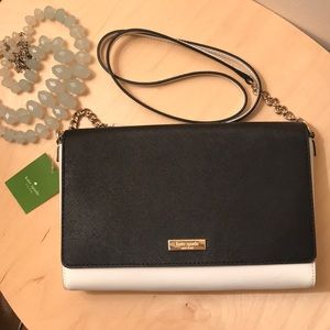 Black and white Kate Spade crossbody